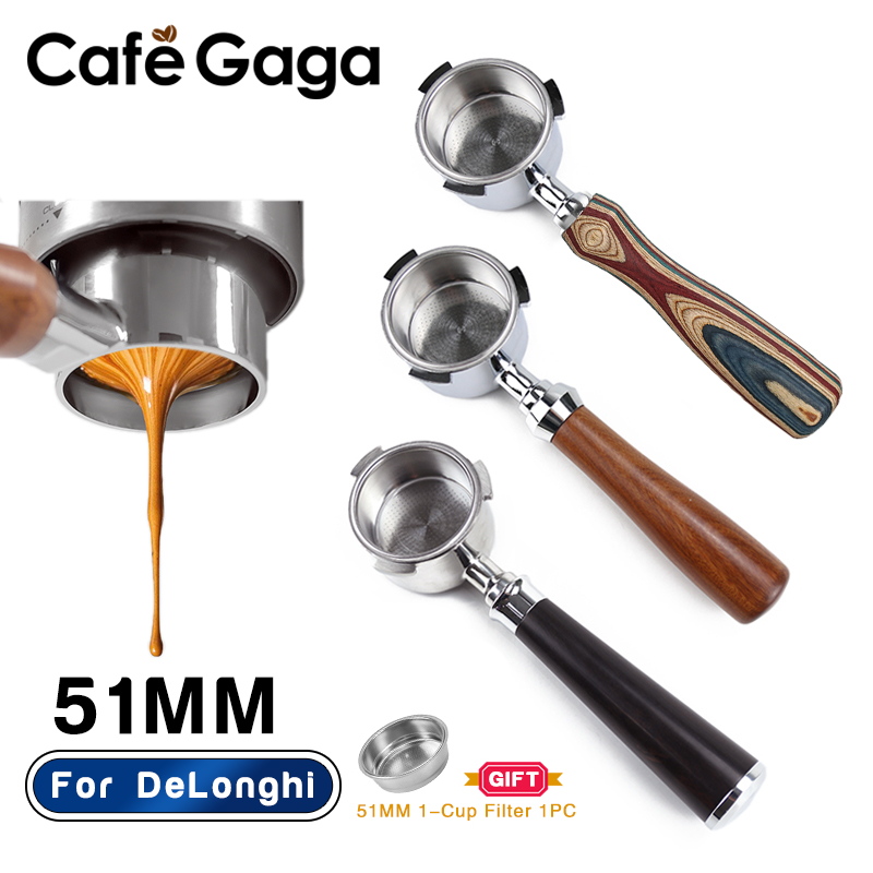 Portafiltro sin Fondo de 51 mm - Delonghi Espresso Magnifica reseña y precio